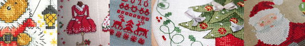 new patterns and ornaments to cross stitch for your Christmas projects