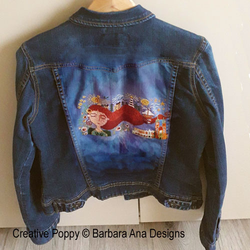 Dreaming Girl cross stitch pattern by Barbara Ana Designs