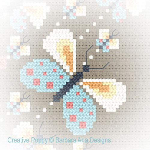 Barbara Ana Designs - Butterfly Dreams cross stitch pattern