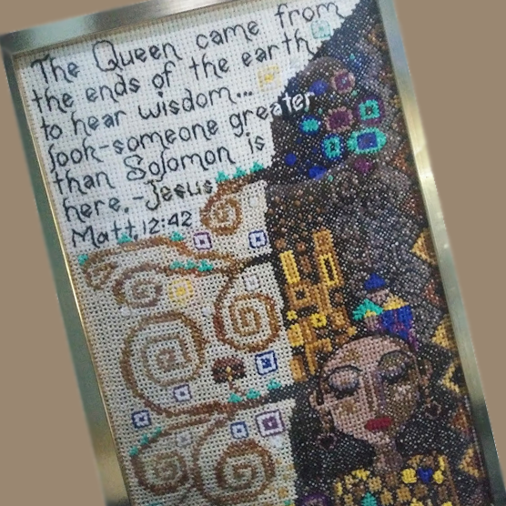 Dreaming of Klimt,  by Barbara Ana Designs revisited as the Queen of Sheba (zoom3)