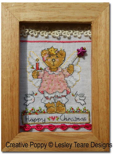 Accessories and embellishments used for framing the Cute Christmas Teddy cards - case 3