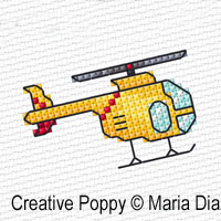 Maria Diaz Designs -     Transport mini motifs (1),  (counted cross stitch pattern)