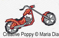 Maria Diaz Designs - Transport mini motifs (2), zoom 2 (counted cross stitch pattern)