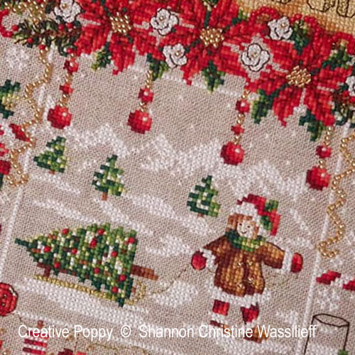Shannon Christine Designs - Christmas Joy zoom 1 (cross stitch chart)