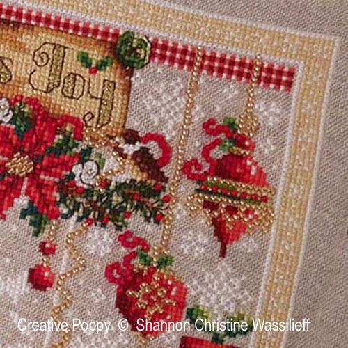 Shannon Christine Designs - Christmas Joy zoom 1 (cross stitch chart)