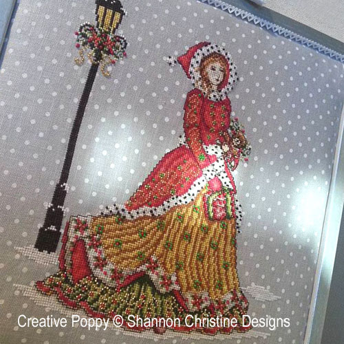 Victorian Lady cross stitch pattern by Shannon Christine Designs