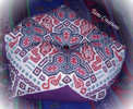 Biggie Biscornu cushion pattern designed by Tam's Creations