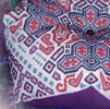 Biggie Biscornu cushion pattern designed by Tam's Creations (detail)