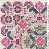 Secret garden mandala, cross stitch pattern by Tam's Creations (detail)