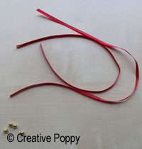 ribbon embellishment for Christmas cross stitch ornaments