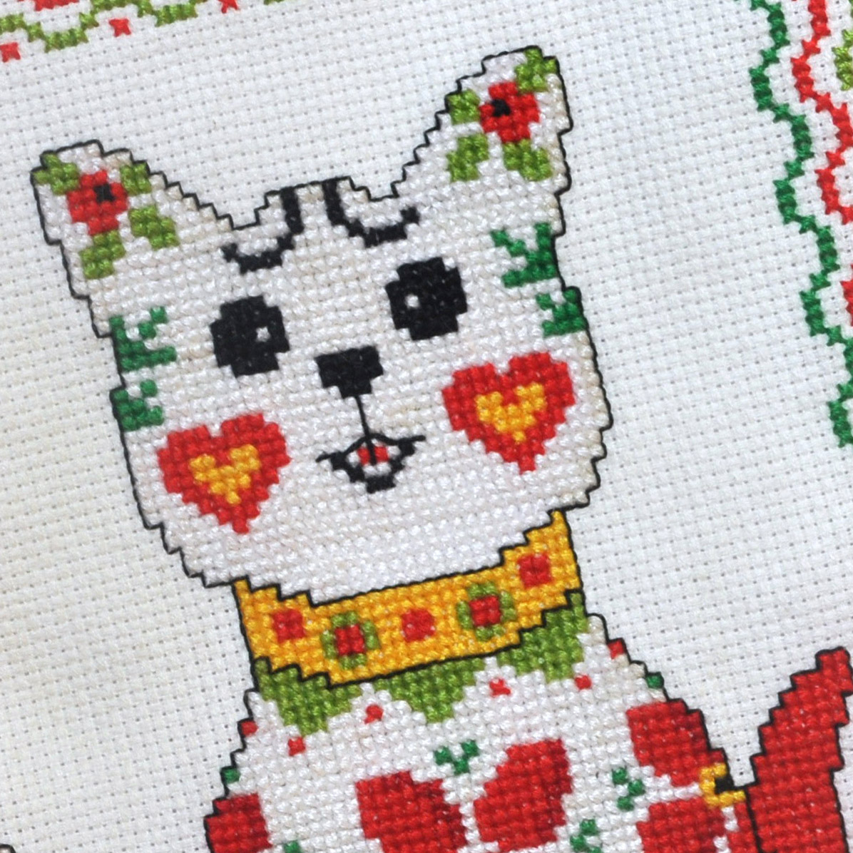 Iveta Hlavinova - Two elegant cats (cross stitch pattern ) (zoom1)