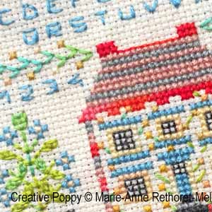 Marie-Anne Réthoret-Mélin - Wishes for every season: Summer (cross stitch pattern chart ) (zoom1)