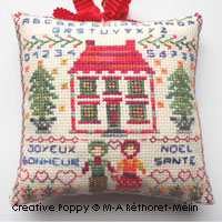 Wishes for every season - Winter - cross stitch pattern - by Marie-Anne R&eacute;thoret-M&eacute;lin