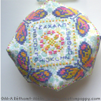 Needlework accessories: Butterflies - cross stitch pattern - by Marie-Anne Réthoret-Mélin (zoom 3)