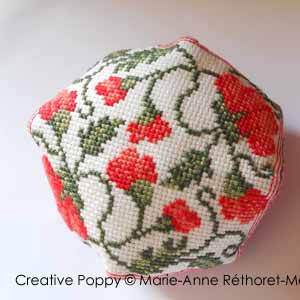 Marie-Anne Réthoret-Mélin - Poppy Needlework Accessories (cross stitch pattern) (zoom 2)