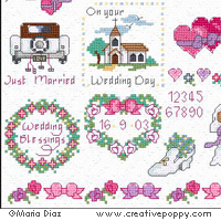Maria Diaz - Wedding Mini motifs (cross stitch pattern charts) (zoom1)