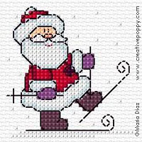 Christmas card motifs - Santa