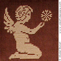 Snowflake angels - cross stitch pattern - by Muriel Berceville (zoom 3)
