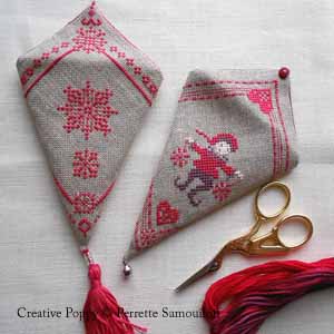 Needlework Christmas ornaments - cross stitch pattern (zoom 5)