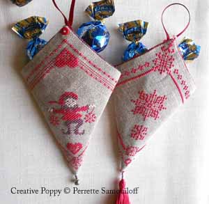 Needlework Christmas ornaments - cross stitch pattern (zoom3)