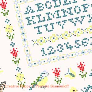 Perrette Samouiloff - Baby Lou (color version) (cross stitch pattern) (zoom 2)
