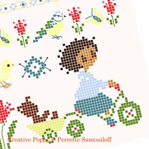 Perrette Samouiloff - Baby Lou (color version) (cross stitch pattern) (zoom3)