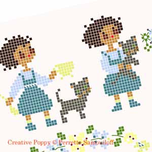 Perrette Samouiloff - Baby Lou (color version) (cross stitch pattern) (zoom 4)