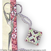 Cranberry sewing set - cross stitch pattern - by Tam\'s Creations (zoom 2)