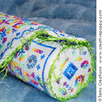 Funky pencil case - cross stitch pattern - by Tam's Creations (zoom 1)