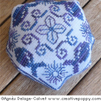 Nautical biscornu - cross stitch pattern - by Agn&egrave;s Delage-Calvet