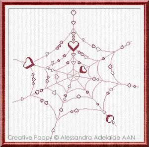 Trappola d'Amore - cross stitch pattern - by Alessandra Adelaide Needleworks