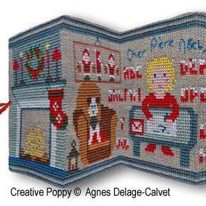 A Story Told in Stitches: Family Christmas, Agnès Delage-Calvet -  counted cross stitch pattern chart (zoom3)