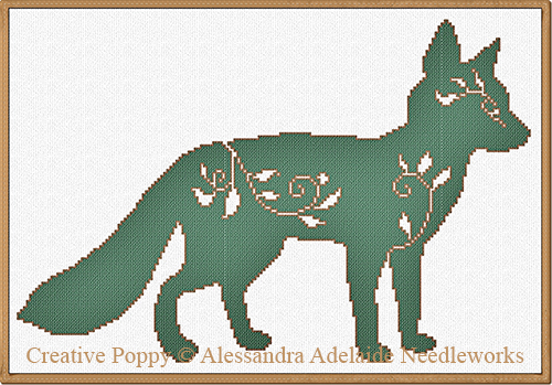 Alessandra Adelaide : Woodland Animals - Fox (cross stitch pattern)