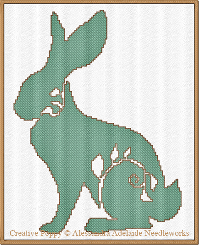 Alessandra Adelaide Needleworks - Woodland Animals : Hare (cross stitch chart)
