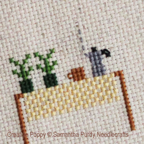 Samanthapurdyneedlecraft - Planting Seedlings zoom 2 (cross stitch chart)