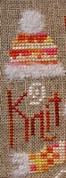 Sit & Knit - cross stitch pattern - by Barbara Ana Designs (zoom 3)