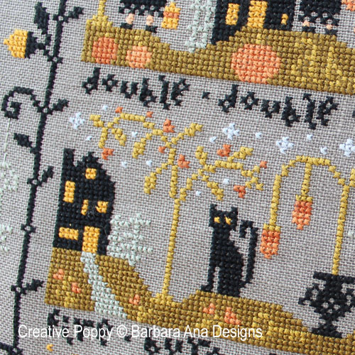Black Cat Hollow - Part Two cross stitch pattern by Barbara Ana