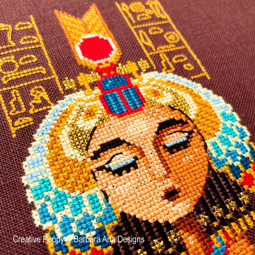 Cleo Dreams cross stitch pattern by Barbara Ana Designs, zoom 1