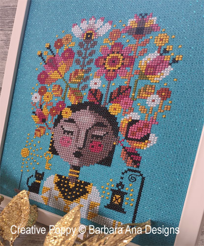 <b>Floral Dreams</b><br>cross stitch pattern<br>by <b>Barbara Ana Designs</b>