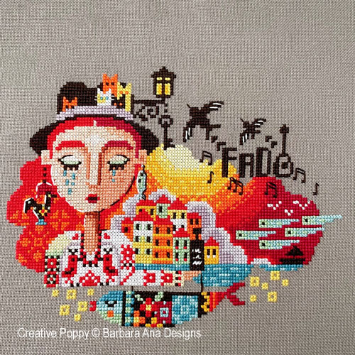 Portuguese Dreams, cross stitch pattern by Barbara Ana Designs