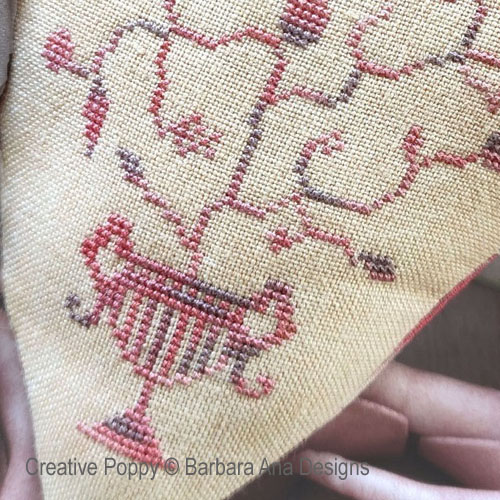 Barbara Ana Designs - Thankful Heart zoom 3 (cross stitch chart)