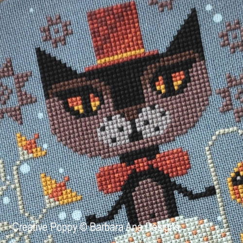 Barbara Ana designs - Trick or Treat : Halloween Night (cross stitch chart)