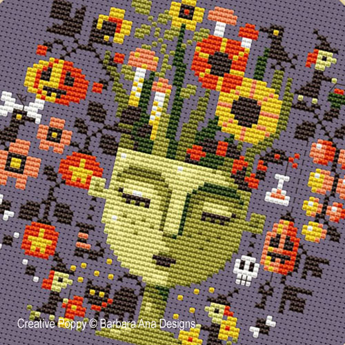 Wicked Dreams cross stitch pattern by Barbara Ana Designs