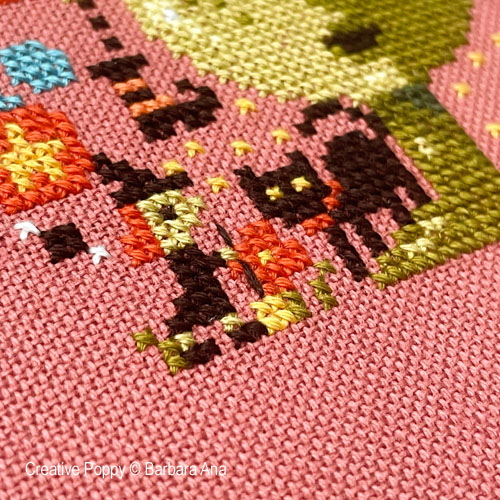Wicked Dreams cross stitch pattern by Barbara Ana Designs, zoom 1