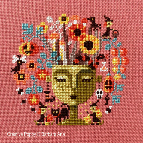 Wicked Dreams cross stitch pattern by Barbara Ana Designs