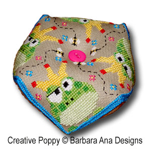 <b>Frogscornu</b><br>cross stitch pattern<br>by <b>Barbara Ana Designs</b>