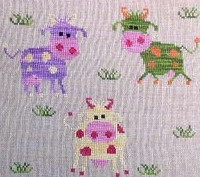 Moo-vie stars - cross stitch pattern - by Chouett\'alors (zoom 4)