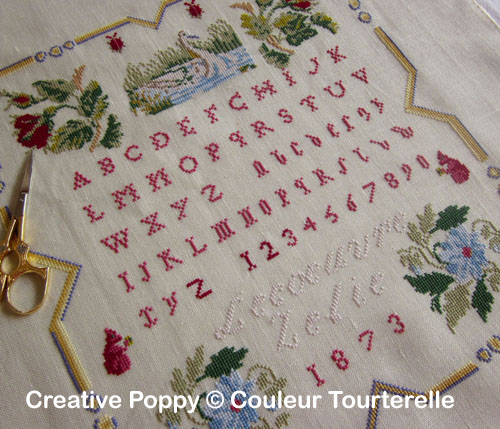 Zélie Lecoeuvre 1873 cross stitch pattern by Couleur Tourterelle