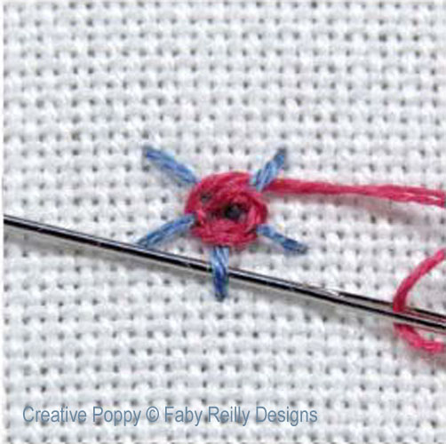 Faby Reilly Designs - Spiderweb stitch (cross stitch chart )
