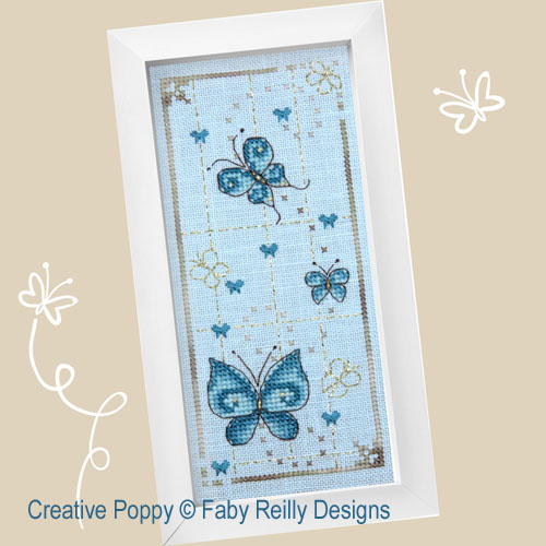 Butterfly Trail - Quick Challenge: Rhodes Butterfly, cross stitch pattern by Faby Reilly